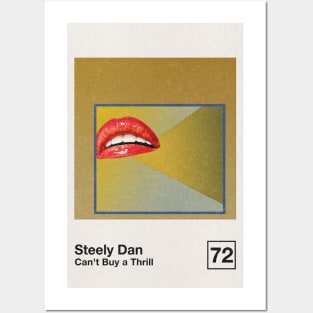 Can't Buy A Thrill / Minimalist Graphic Artwork Design Posters and Art